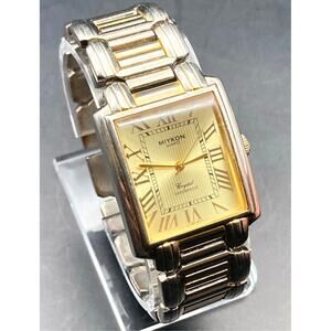 Miykon J2115 Quartz Mens Watch 30mm - New Battery - Wrist 6.5-6.75 WR